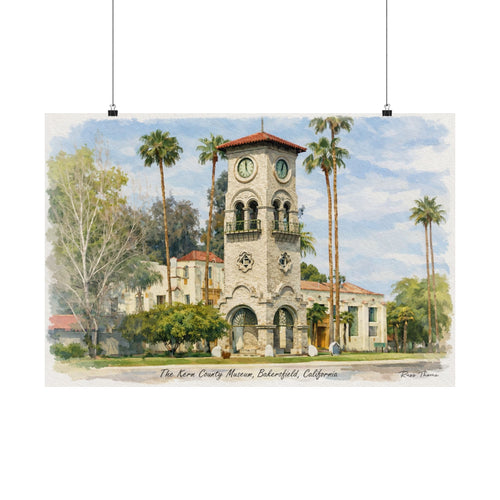 Beale Memorial Clock Tower – Kern County Museum, Bakersfield, California