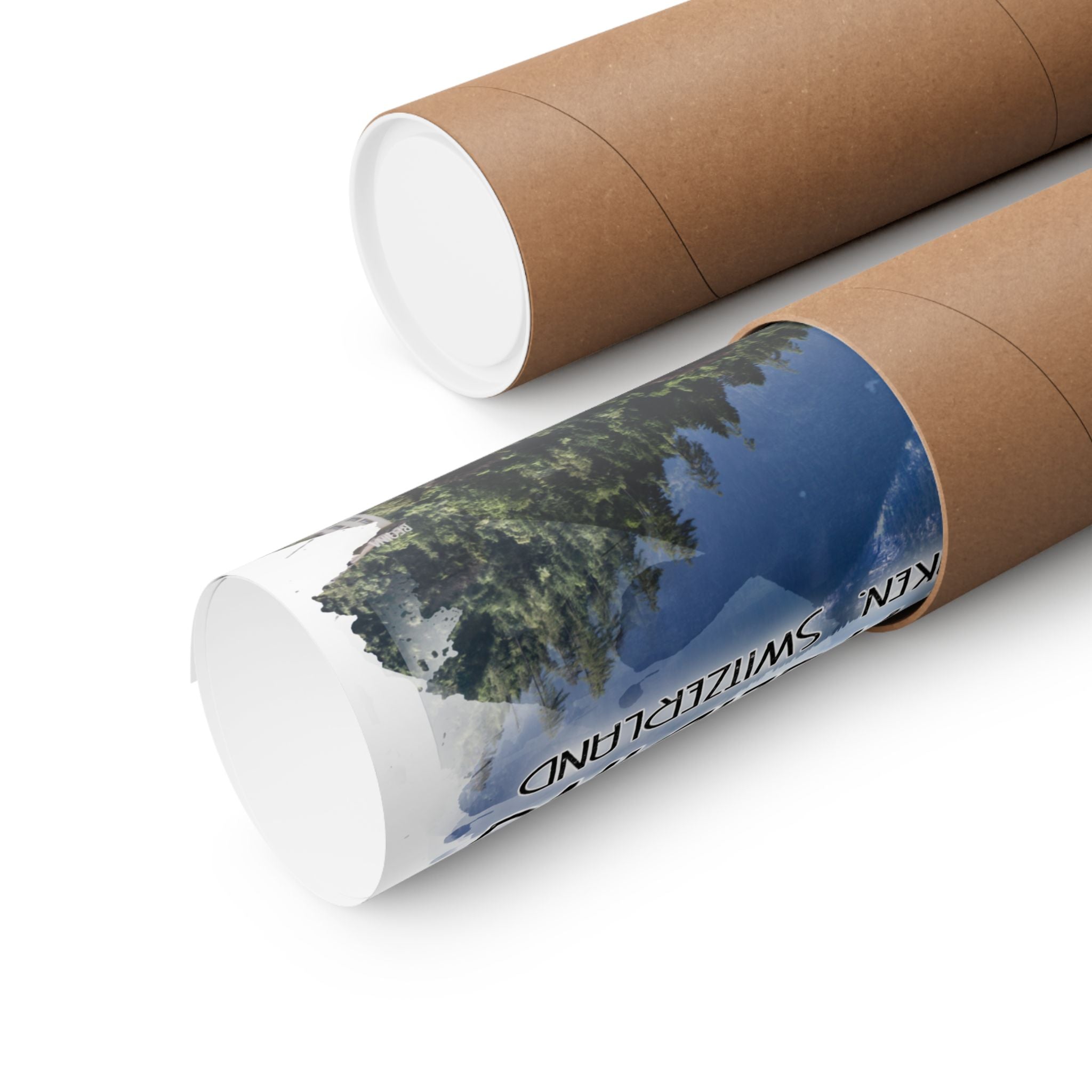 Paragliding Interlaken Switzerland Poster