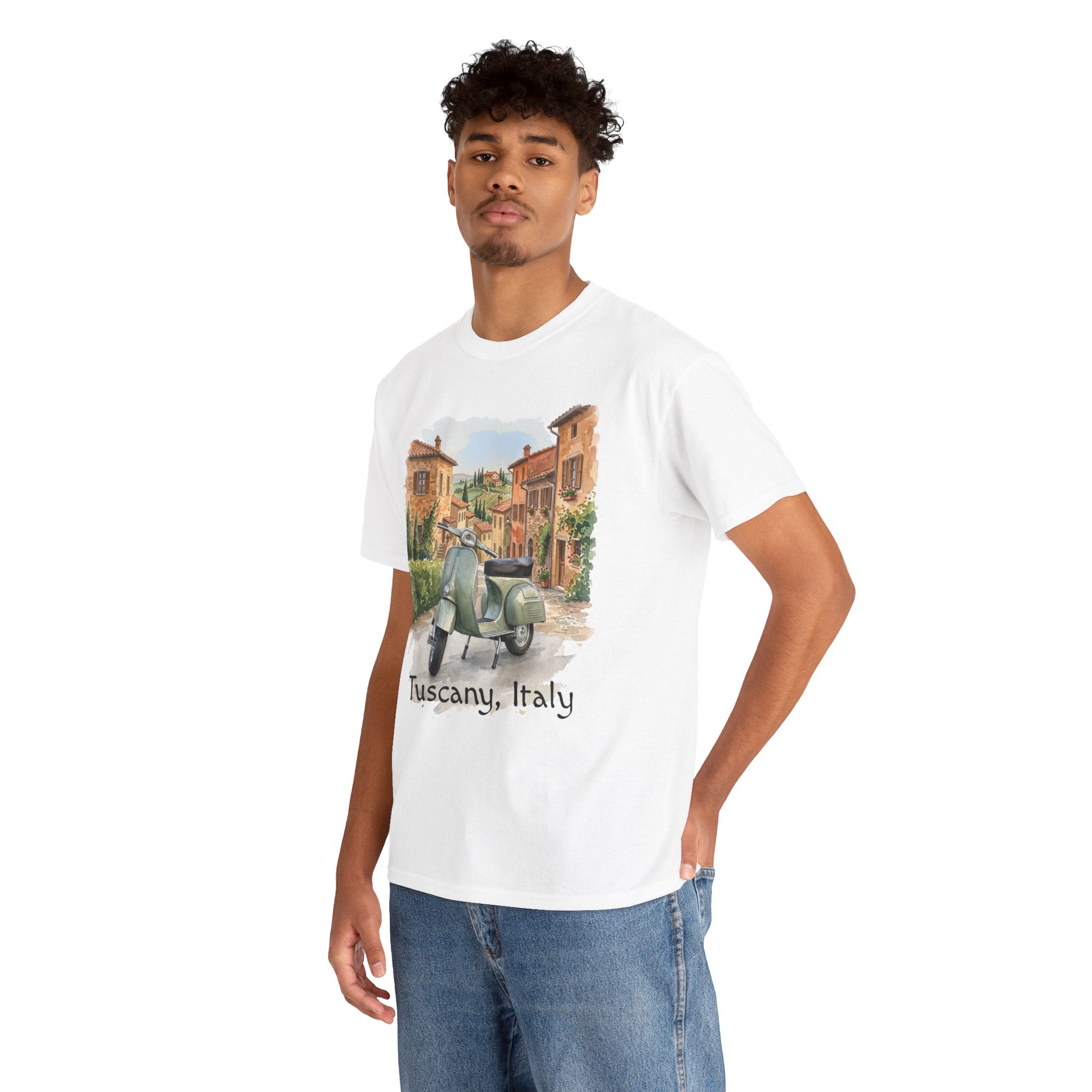 T-Shirt — Tuscany Italy Vespa Vintage Travel Tee