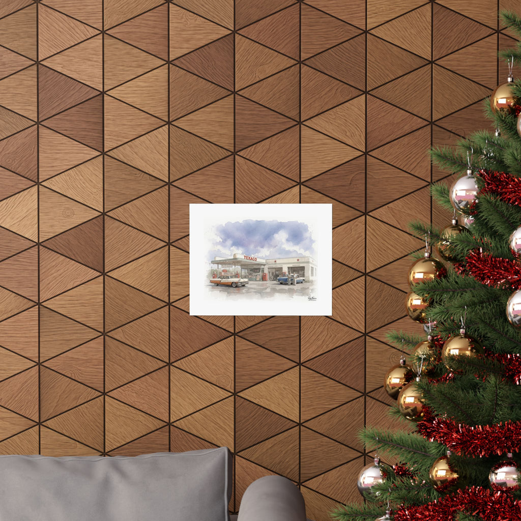 Vintage Service Station Nostalgia