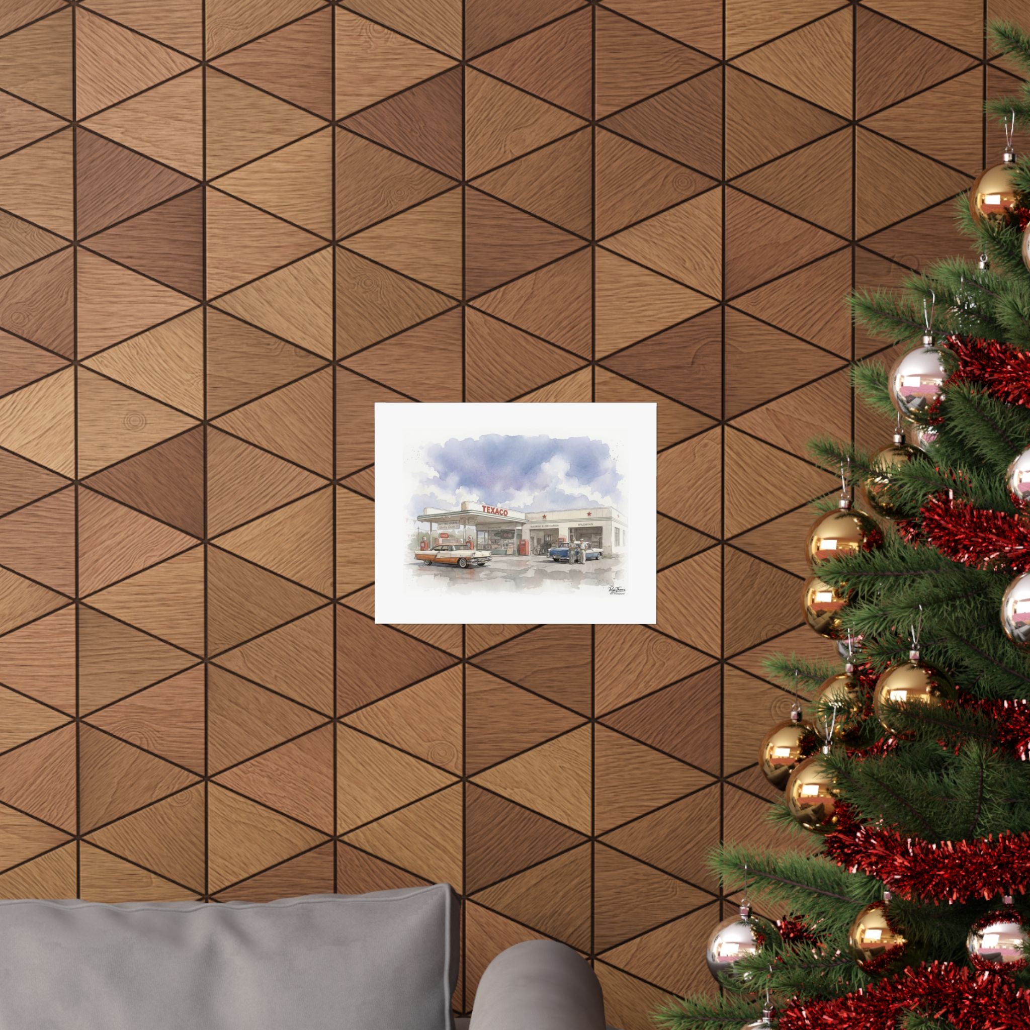 Vintage Service Station Nostalgia