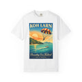 Koh Larn Parasailing Vintage Travel Poster T-Shirt  | Thailand Beach Souvenir Tee