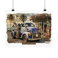 Last Call Towing – Steampunk Coastal Tow Truck Art Print
