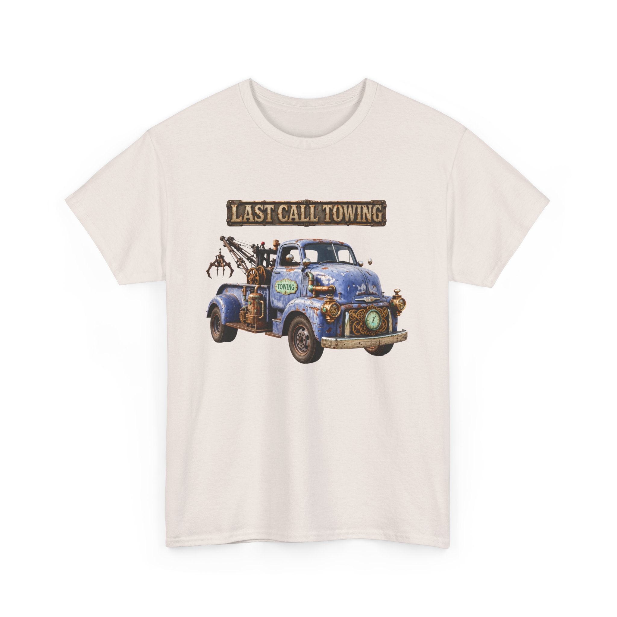 Last Call Towing Steampunk Tow Truck T-Shirt