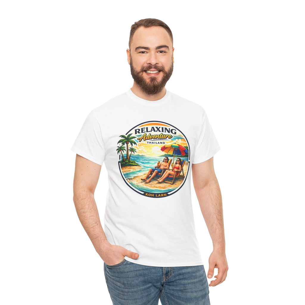 Relaxing Adventure Thailand Beach T-Shirt — Vintage Tropical Vacation Tee