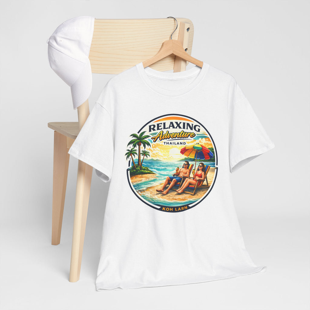 Relaxing Adventure Thailand Beach T-Shirt — Vintage Tropical Vacation Tee