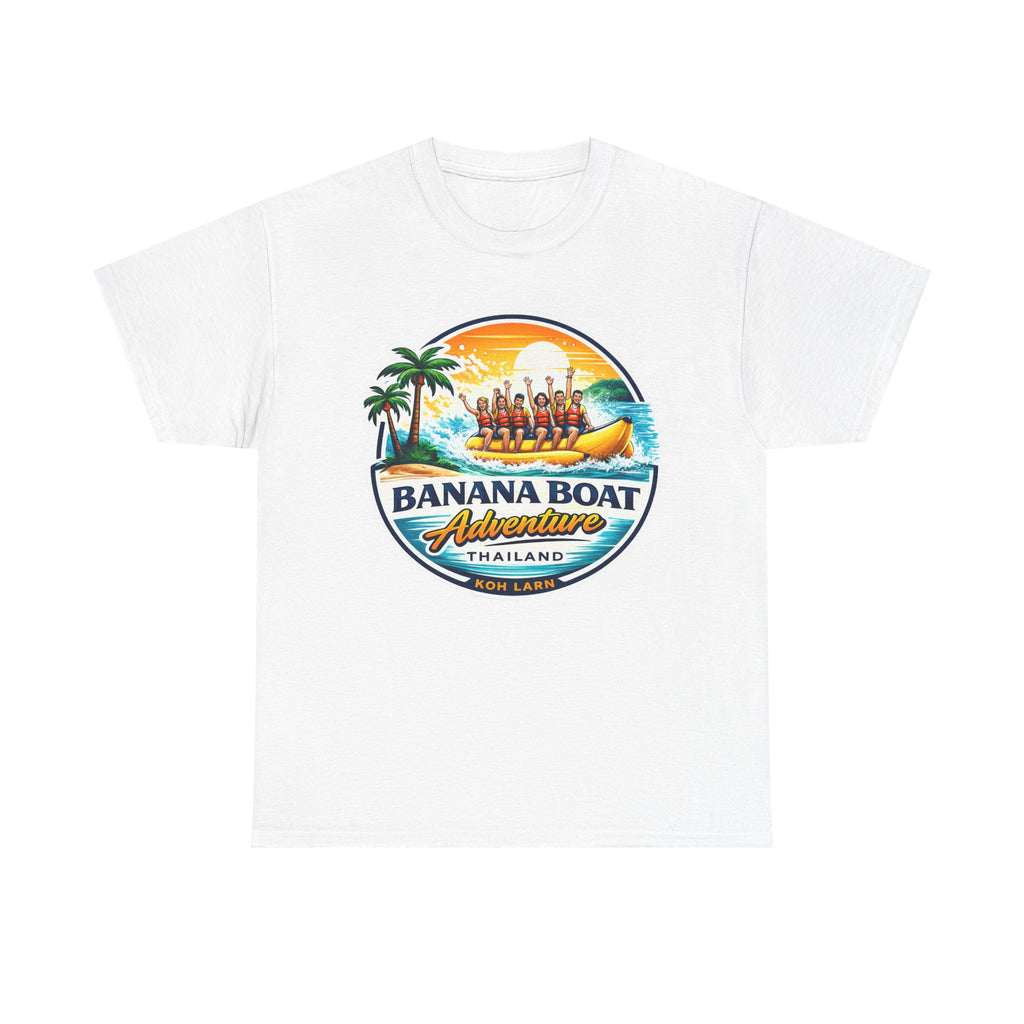 Banana Boat Adventure Thailand T-Shirt — Tropical Banana Boat Ride Graphic Tee