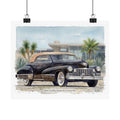 1942 Cadillac Series 62 Convertible – Classic American Luxury Watercolor