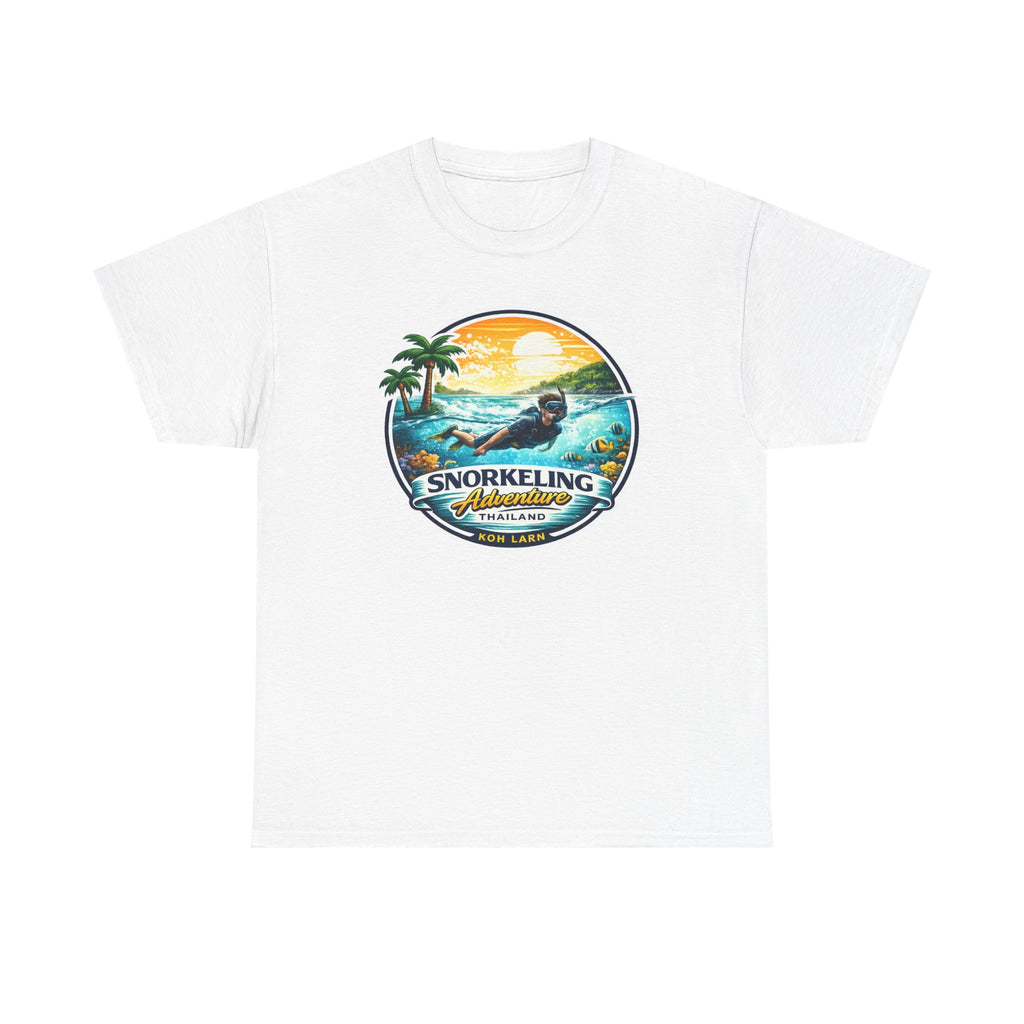 Snorkeling Adventure Tee — Tropical Sunset Island Vacation T-Shirt