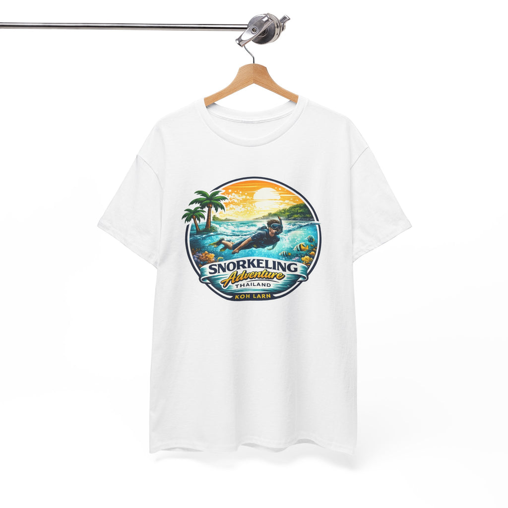 Snorkeling Adventure Tee — Tropical Sunset Island Vacation T-Shirt