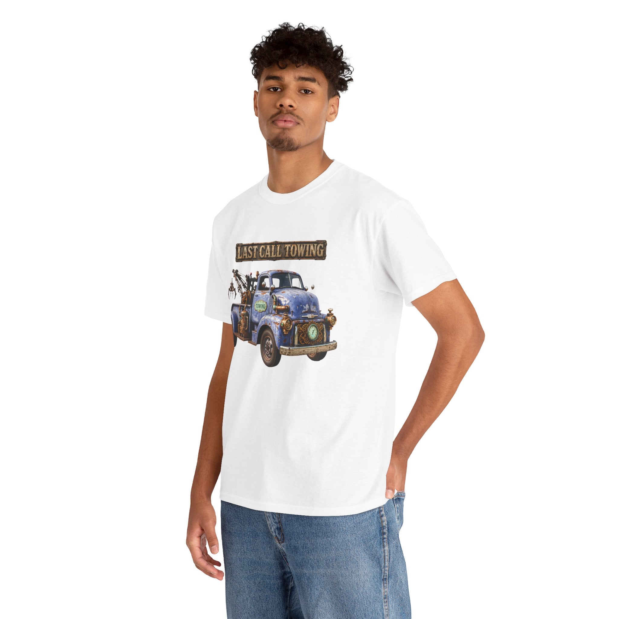 Last Call Towing Steampunk Tow Truck T-Shirt
