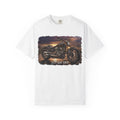 Vintage Chopper Motorcycle T-Shirt | Sunset Rider Bike Tee