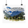 Paragliding Interlaken Switzerland Poster