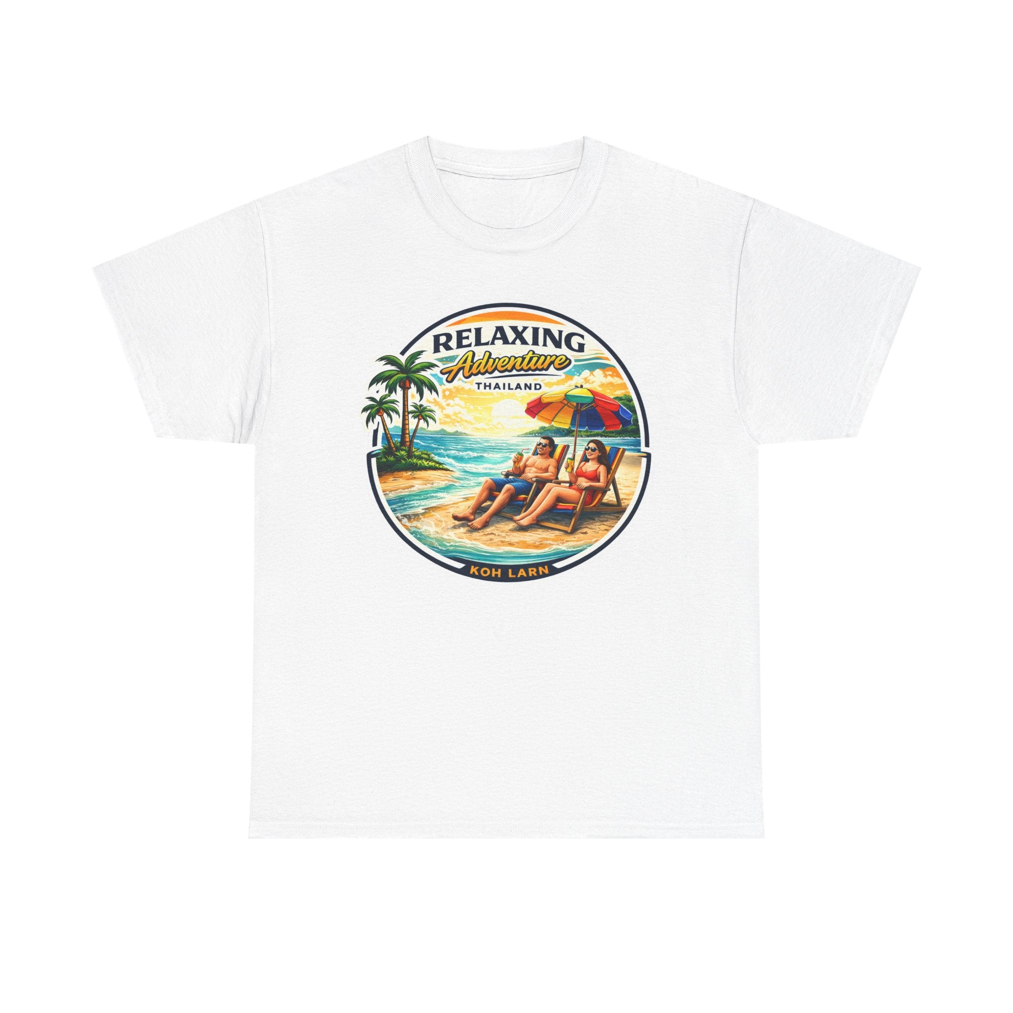 Relaxing Adventure Thailand Beach T-Shirt — Vintage Tropical Vacation Tee