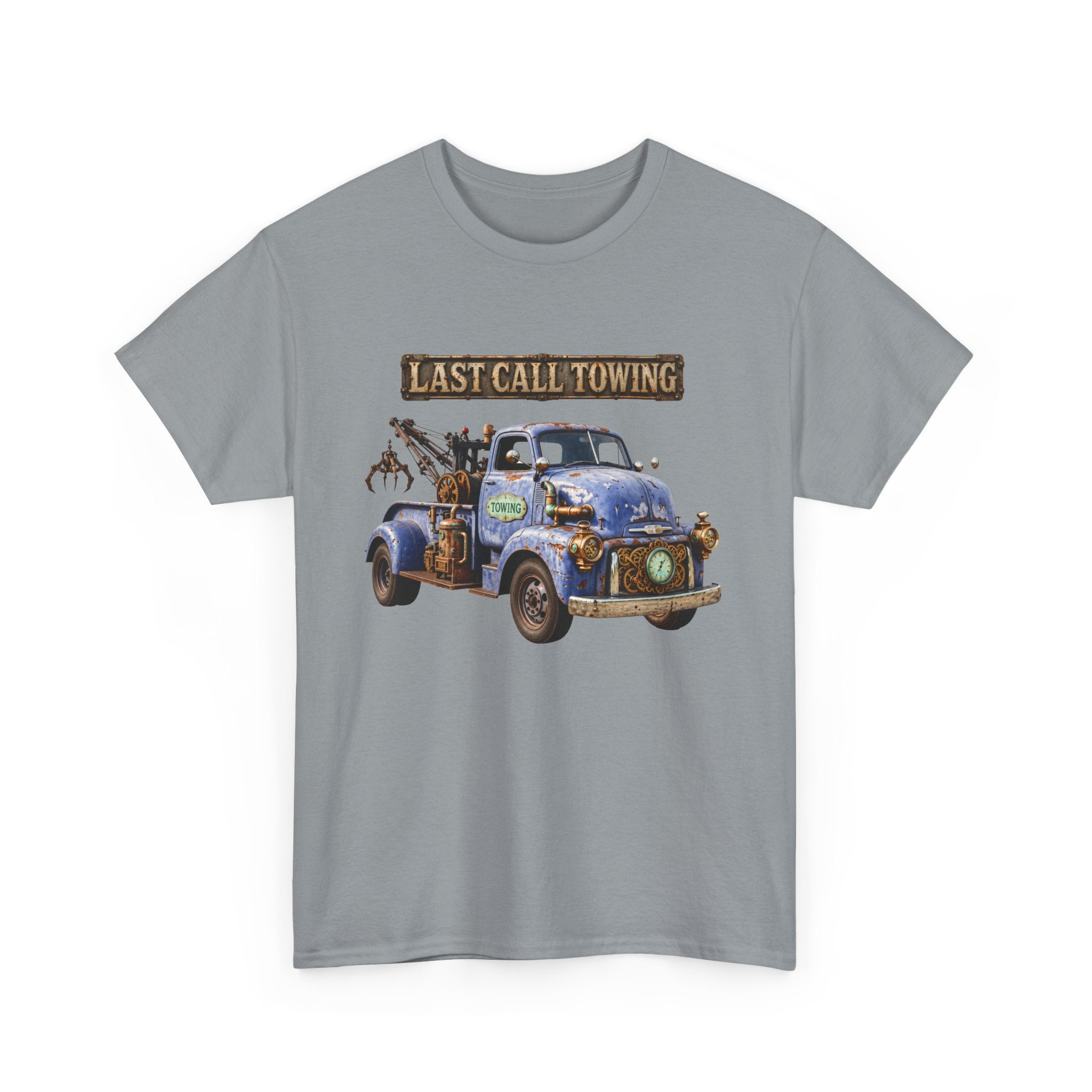 Last Call Towing Steampunk Tow Truck T-Shirt