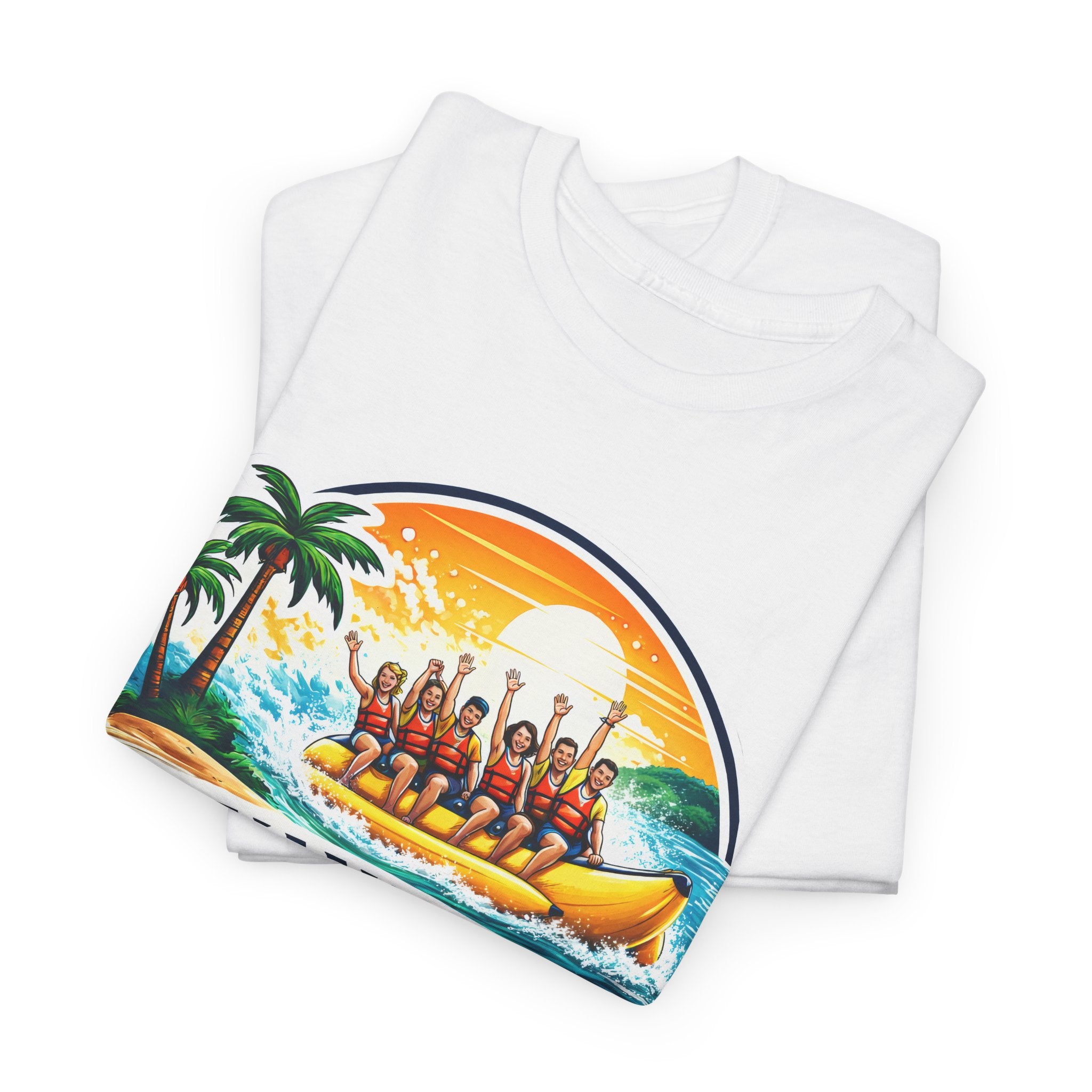 Banana Boat Adventure Thailand T-Shirt — Tropical Banana Boat Ride Graphic Tee