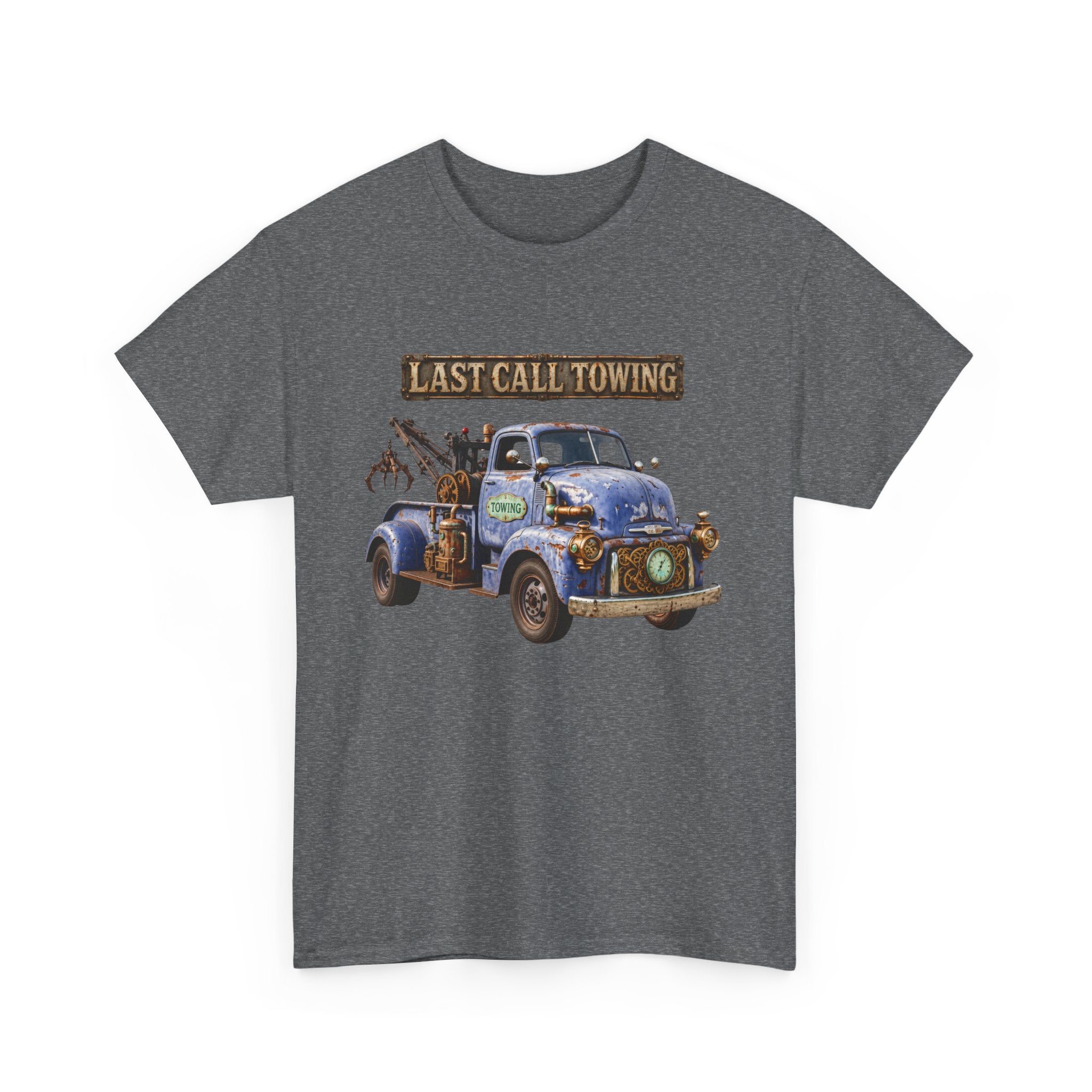 Last Call Towing Steampunk Tow Truck T-Shirt