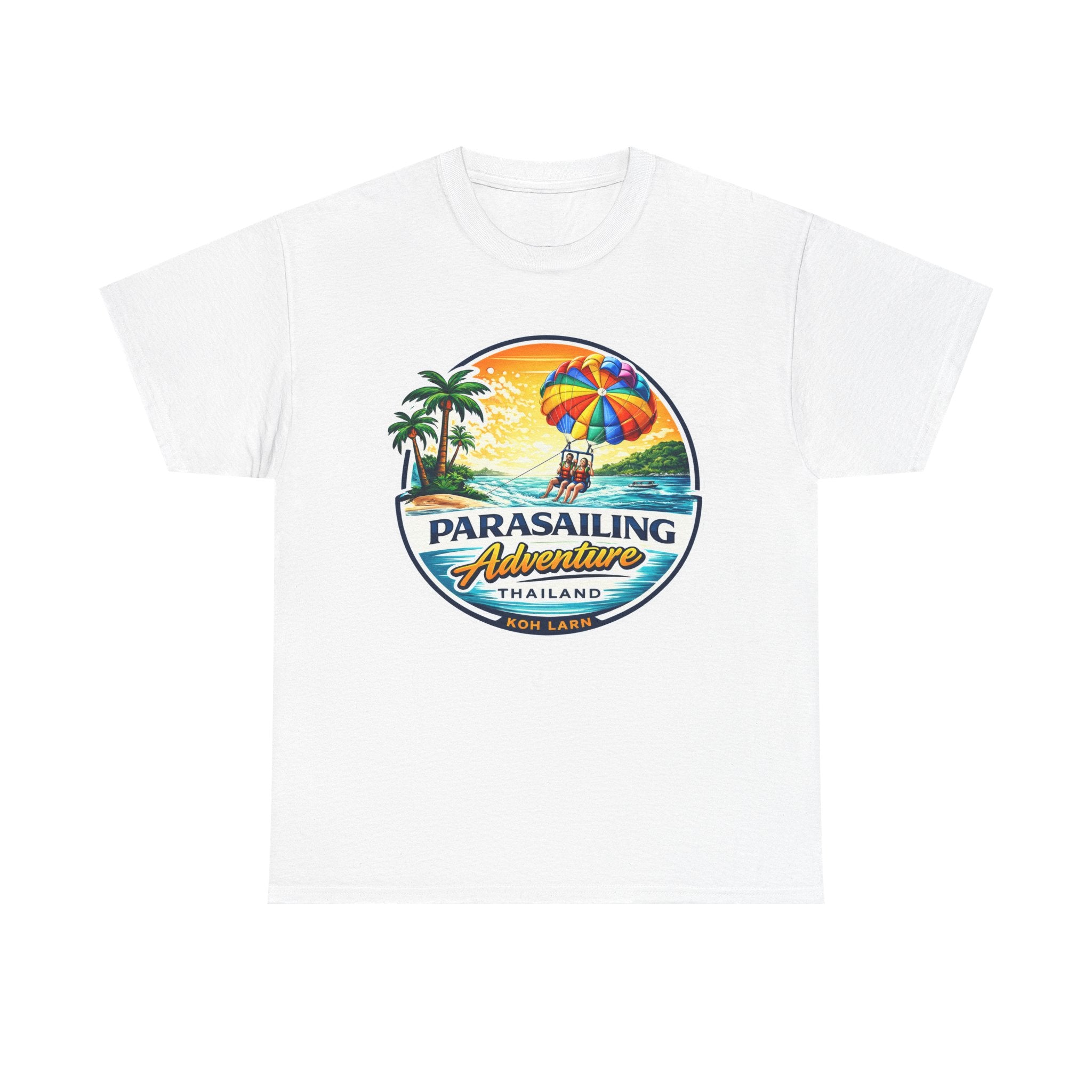 Parasailing Adventure Thailand T-Shirt — Beach Sunset Water Sports Tee
