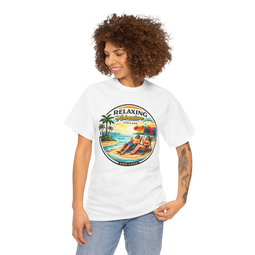Relaxing Adventure Thailand Beach T-Shirt — Vintage Tropical Vacation Tee
