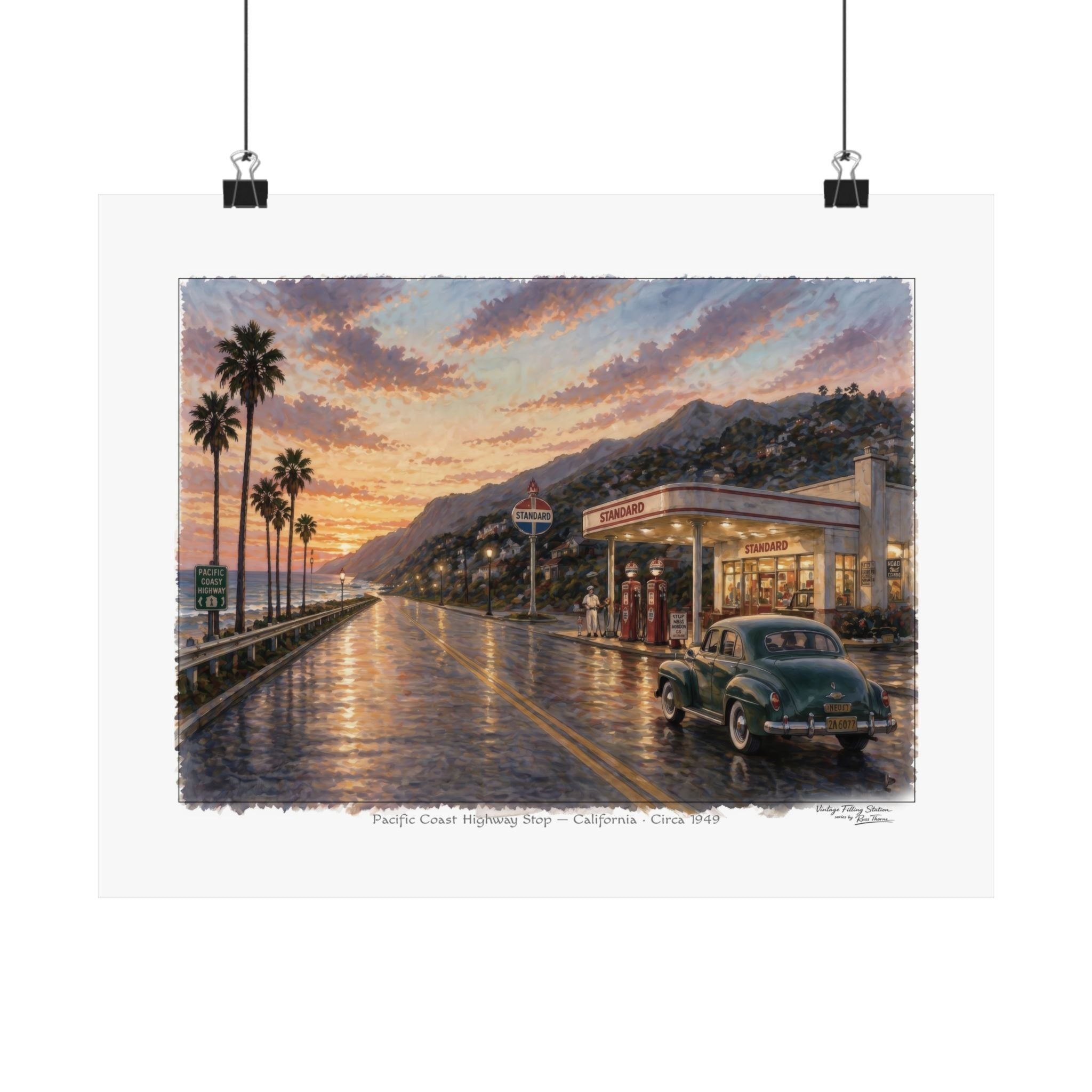 Pacific Coast Highway Stop — California · Circa 1949