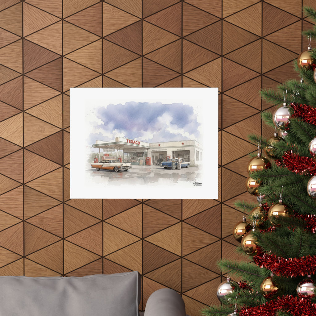 Vintage Service Station Nostalgia