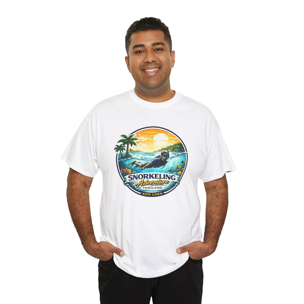 Snorkeling Adventure Tee — Tropical Sunset Island Vacation T-Shirt
