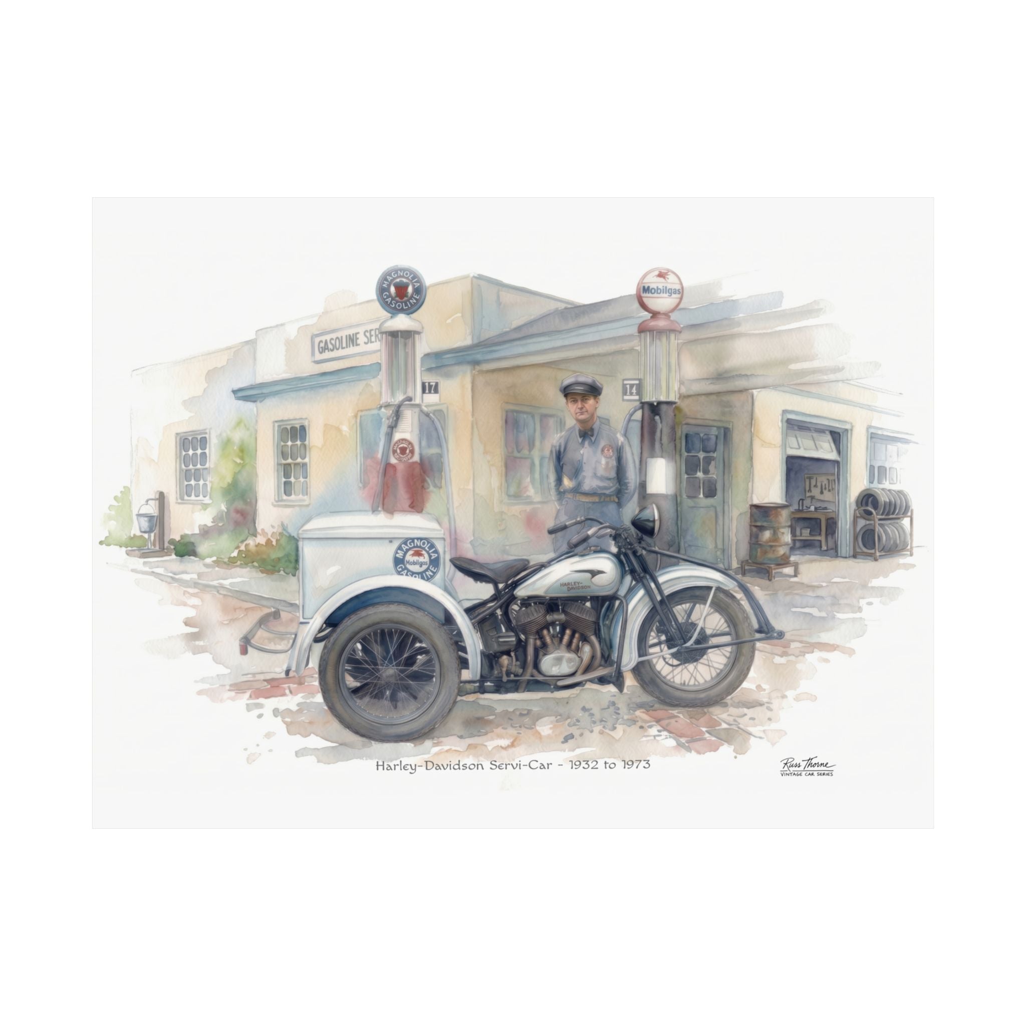 Harley-Davidson Servi-Car  1932 to 1973