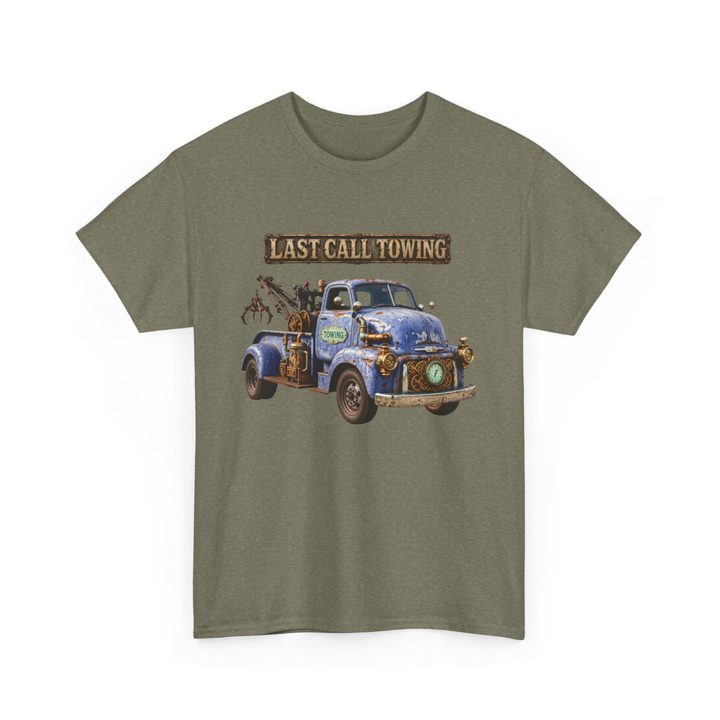 Last Call Towing Steampunk Tow Truck T-Shirt