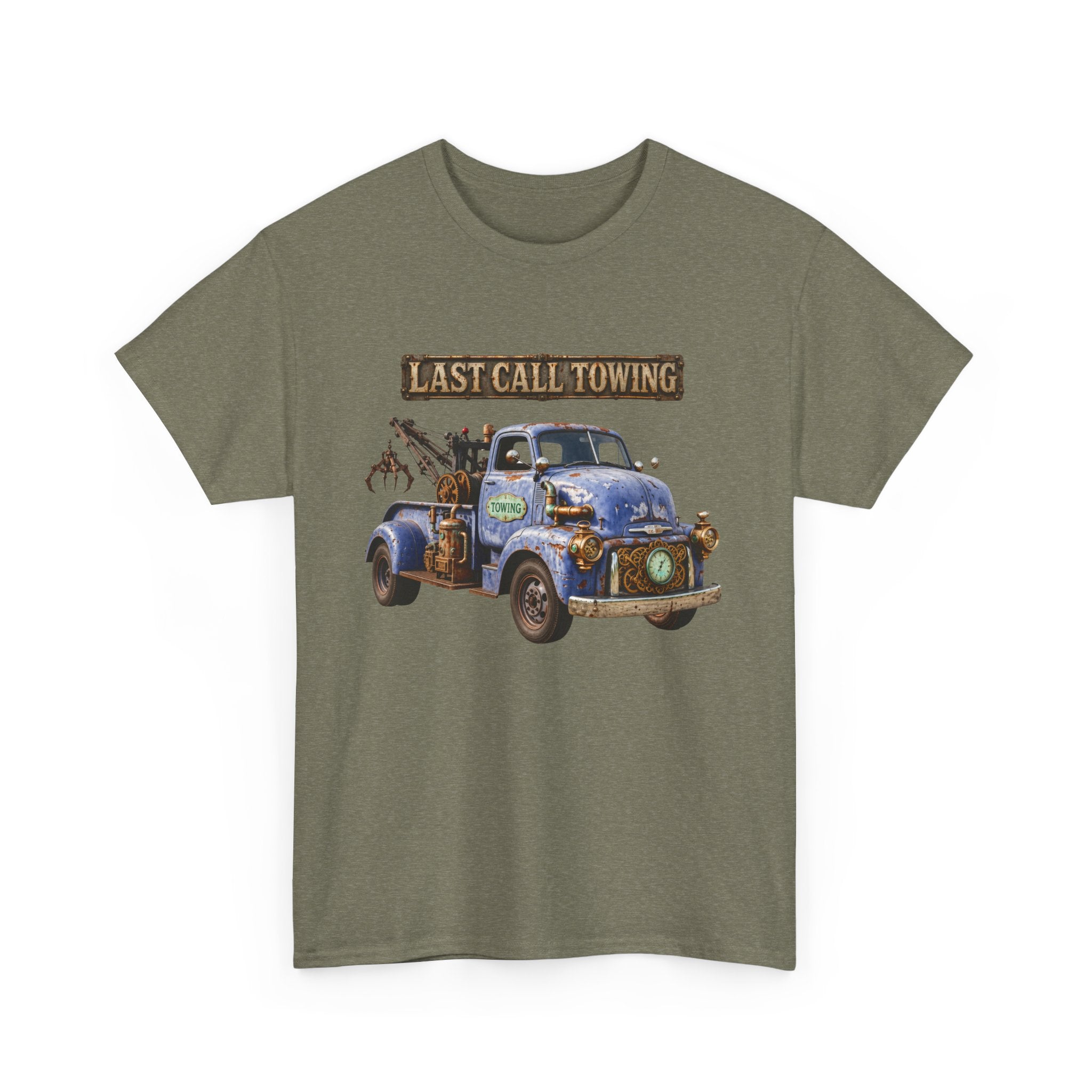Last Call Towing Steampunk Tow Truck T-Shirt
