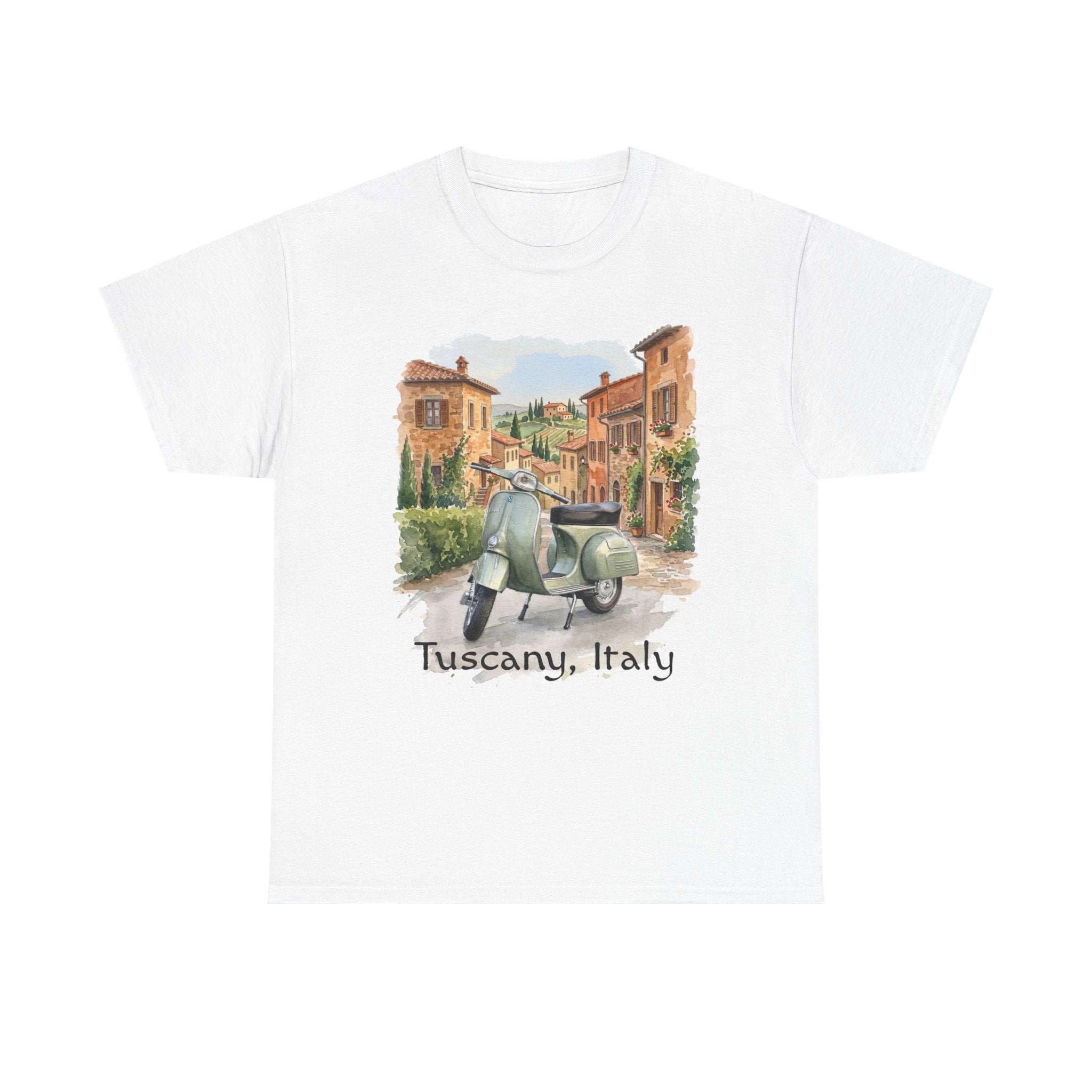 T-Shirt — Tuscany Italy Vespa Vintage Travel Tee
